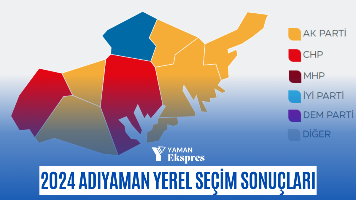 2024 Adıyaman Yerel Seçim Sonuçları