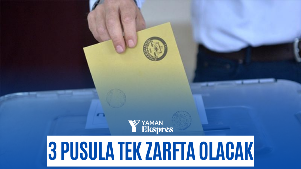 3 pusula tek zarfta olacak