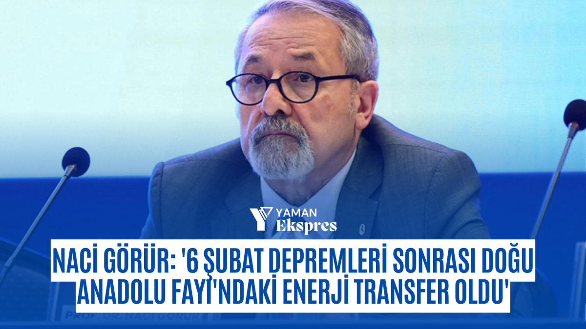 Naci Görür: '6 Şubat depremleri sonrası Doğu Anadolu Fayı'ndaki enerji transfer oldu'