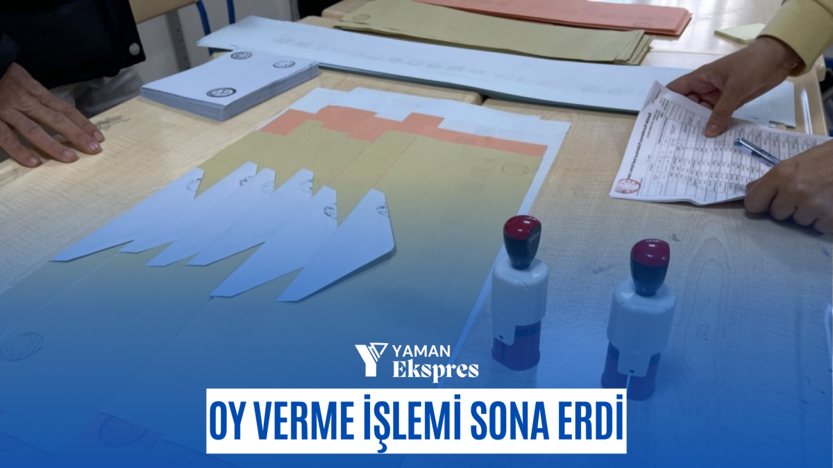 Oy Verme İşlemi Sona Erdi